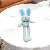 Maxbell Rabbit Pendant bag Pendant Key Rings Ornaments for Prizes Easter Women Blue