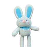 Maxbell Rabbit Pendant bag Pendant Key Rings Ornaments for Prizes Easter Women Blue