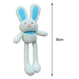 Maxbell Rabbit Pendant bag Pendant Key Rings Ornaments for Prizes Easter Women Blue