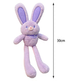 Maxbell Rabbit Pendant bag Pendant Key Rings Ornaments for Prizes Easter Women Violet