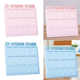 Maxbell School Years Picture Frame Graduation Keepsake Frame Photo Collage Pink