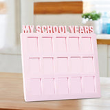 Maxbell School Years Picture Frame Graduation Keepsake Frame Photo Collage Pink