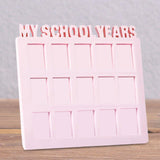 Maxbell School Years Picture Frame Graduation Keepsake Frame Photo Collage Pink