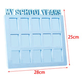 Maxbell School Years Picture Frame Graduation Keepsake Frame Photo Collage Blue