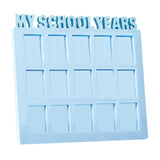 Maxbell School Years Picture Frame Graduation Keepsake Frame Photo Collage Blue