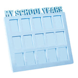 Maxbell School Years Picture Frame Graduation Keepsake Frame Photo Collage Blue
