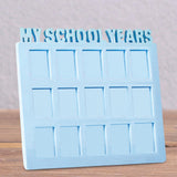 Maxbell School Years Picture Frame Graduation Keepsake Frame Photo Collage Blue