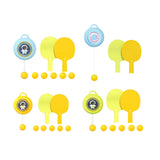 Maxbell Indoor Pingpong Trainer Parent Child Interaction for Kids Holiday Gifts Yellow