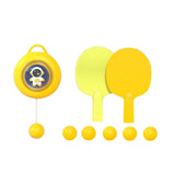 Maxbell Indoor Pingpong Trainer Parent Child Interaction for Kids Holiday Gifts Yellow