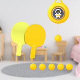 Maxbell Indoor Pingpong Trainer Parent Child Interaction for Kids Holiday Gifts Yellow