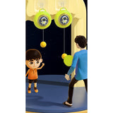 Maxbell Indoor Pingpong Trainer Parent Child Interaction for Kids Holiday Gifts Green
