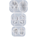 Maxbell Organs Fondant Model Handmade Reusable Baking Tools Accessories for Pudding Brain