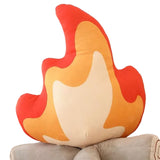 Maxbell Cartoon Flame Pillow Needfire Plush Toy Branch Soft for Home Decoration 27cmx30cm