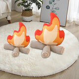 Maxbell Cartoon Flame Pillow Needfire Plush Toy Branch Soft for Home Decoration 27cmx30cm