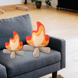 Maxbell Cartoon Flame Pillow Needfire Plush Toy Branch Soft for Home Decoration 27cmx30cm