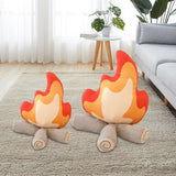 Maxbell Cartoon Flame Pillow Needfire Plush Toy Branch Soft for Home Decoration 27cmx30cm