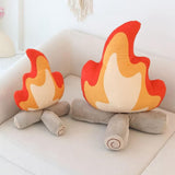 Maxbell Cartoon Flame Pillow Needfire Plush Toy Branch Soft for Home Decoration 27cmx30cm