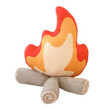 Maxbell Cartoon Flame Pillow Needfire Plush Toy Branch Soft for Home Decoration 27cmx30cm