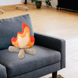 Maxbell Cartoon Flame Pillow Needfire Plush Toy Branch Soft for Home Decoration 27cmx30cm