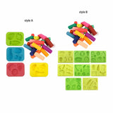 Maxbell 3D Tools Clay Toy Educational Modeling Clay Set for Toddlers Kids style A