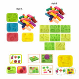 Maxbell 3D Tools Clay Toy Educational Modeling Clay Set for Toddlers Kids style A