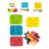 Maxbell 3D Tools Clay Toy Educational Modeling Clay Set for Toddlers Kids style A