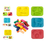 Maxbell 3D Tools Clay Toy Educational Modeling Clay Set for Toddlers Kids style A