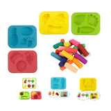 Maxbell 3D Tools Clay Toy Educational Modeling Clay Set for Toddlers Kids style A