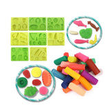 Maxbell 3D Tools Clay Toy Educational Modeling Clay Set for Toddlers Kids style B