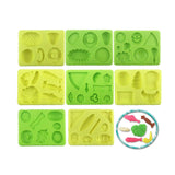 Maxbell 3D Tools Clay Toy Educational Modeling Clay Set for Toddlers Kids style B