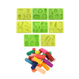Maxbell 3D Tools Clay Toy Educational Modeling Clay Set for Toddlers Kids style B