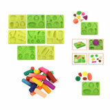 Maxbell 3D Tools Clay Toy Educational Modeling Clay Set for Toddlers Kids style B