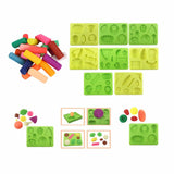 Maxbell 3D Tools Clay Toy Educational Modeling Clay Set for Toddlers Kids style B