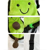 Maxbell Cartoon cute Bag Birthday One Shoulder Backpack Fruit Shaped Plush