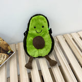 Maxbell Cartoon cute Bag Birthday One Shoulder Backpack Fruit Shaped Plush