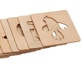 Maxbell Kids Wooden Drawing Stencils Kit painting Stencils for Activity Birthday