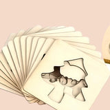 Maxbell Kids Wooden Drawing Stencils Kit painting Stencils for Activity Birthday