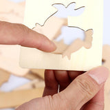 Maxbell Kids Wooden Drawing Stencils Kit painting Stencils for Activity Birthday