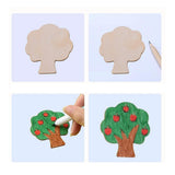 Maxbell Kids Wooden Drawing Stencils Kit painting Stencils for Activity Birthday