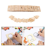 Maxbell Kids Wooden Drawing Stencils Kit painting Stencils for Activity Birthday