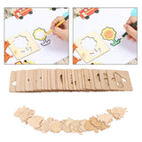 Maxbell Kids Wooden Drawing Stencils Kit painting Stencils for Activity Birthday