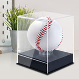 Maxbell Acrylic Golf Tennis Ball Transparent Case Dustproof Square Baseball Holder