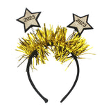 Maxbell Happy New Year Headband Photo Prop Eve Party Supplies for Kids Adults