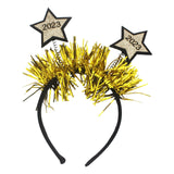 Maxbell Happy New Year Headband Photo Prop Eve Party Supplies for Kids Adults