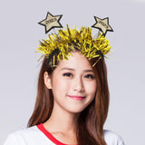 Maxbell Happy New Year Headband Photo Prop Eve Party Supplies for Kids Adults