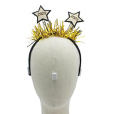 Maxbell Happy New Year Headband Photo Prop Eve Party Supplies for Kids Adults