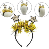 Maxbell Happy New Year Headband Photo Prop Eve Party Supplies for Kids Adults
