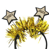 Maxbell Happy New Year Headband Photo Prop Eve Party Supplies for Kids Adults