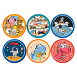 Maxbell flying saucers Outside Sporing Disc Cartoon Flyer Toy soft for Outdoor animal park