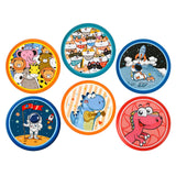Maxbell flying saucers Outside Sporing Disc Cartoon Flyer Toy soft for Outdoor animal park